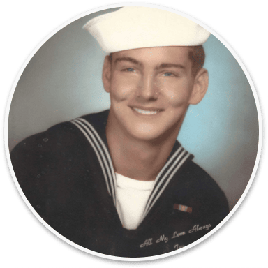 An old photo uploaded to place a vintage portrait order